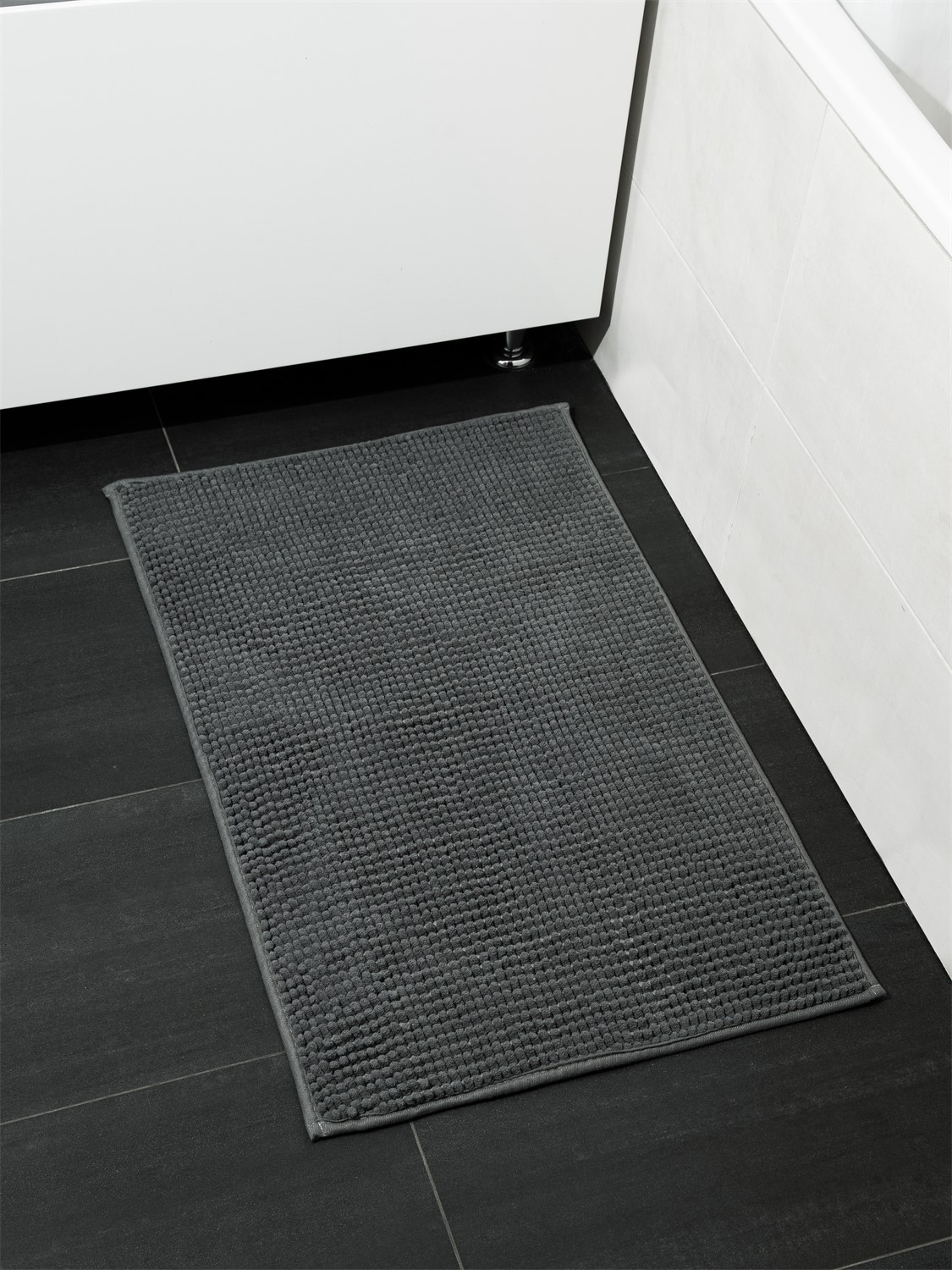 ЕГ Пьетра Коврик для ванной 50х80 см шенилл серый