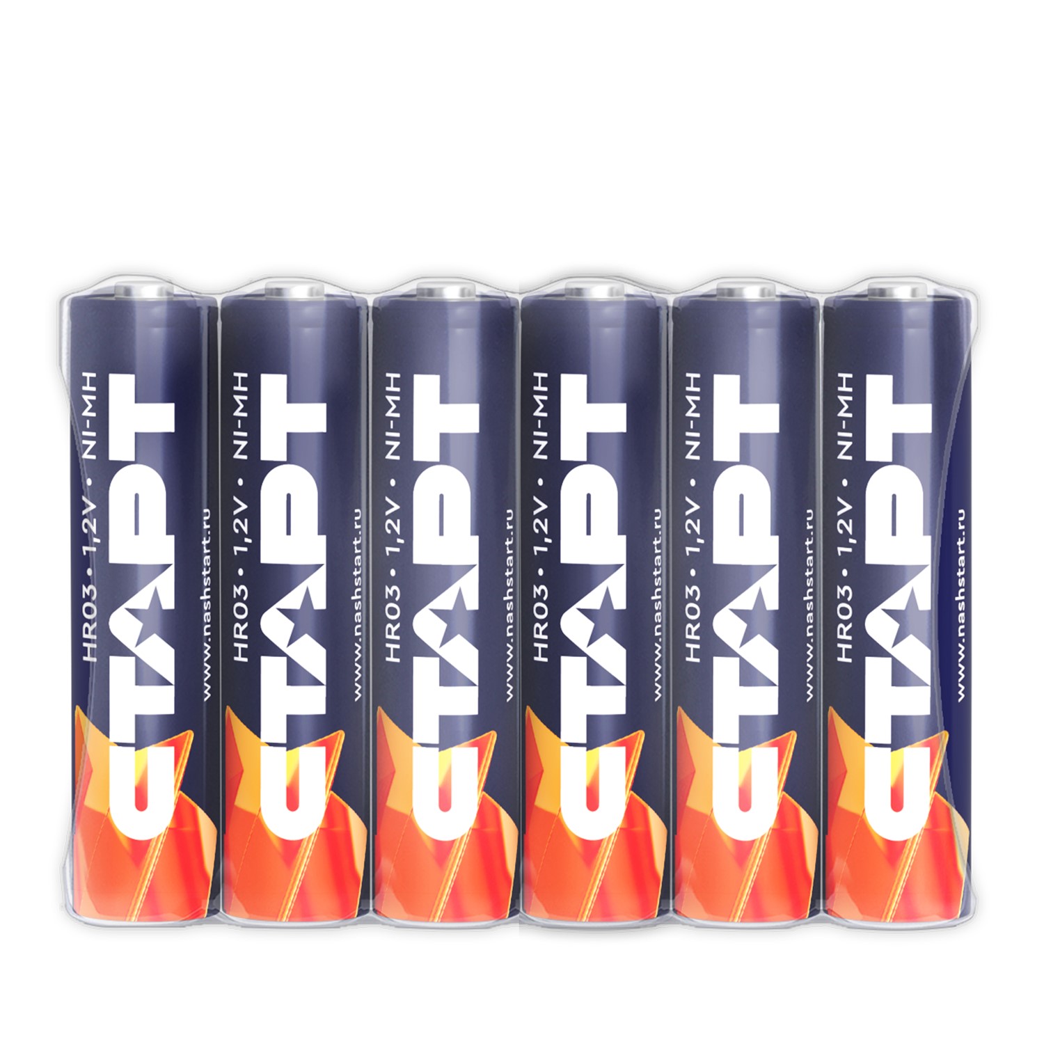 СТАРТ HR03 ААА 950mah 6шт. 96/768