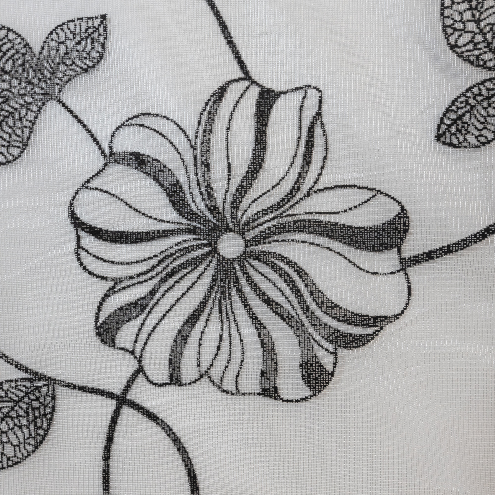 ЕГ москитная сетка Цветок флок черный /40