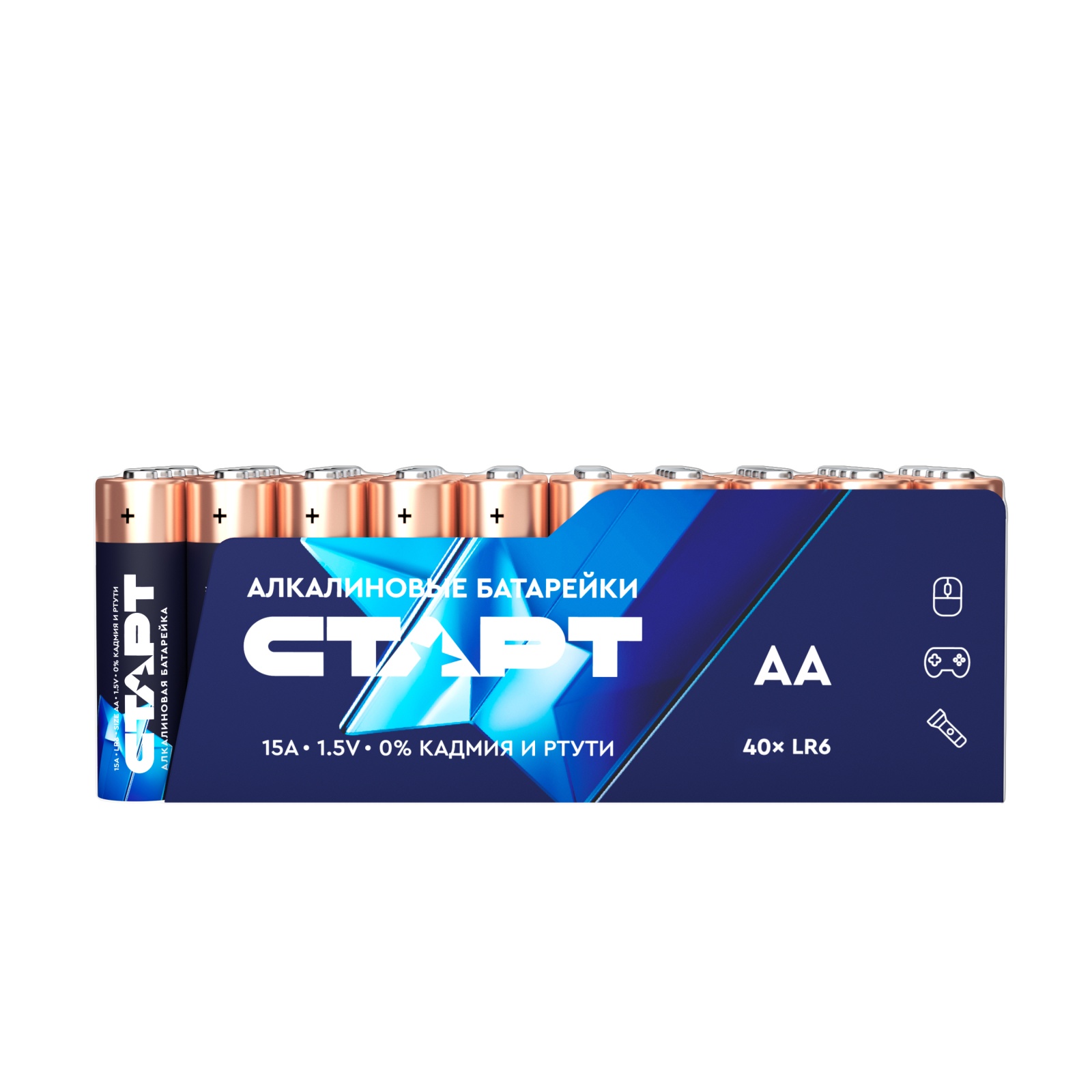 СТАРТ LR6 спайка 40шт. 120/720