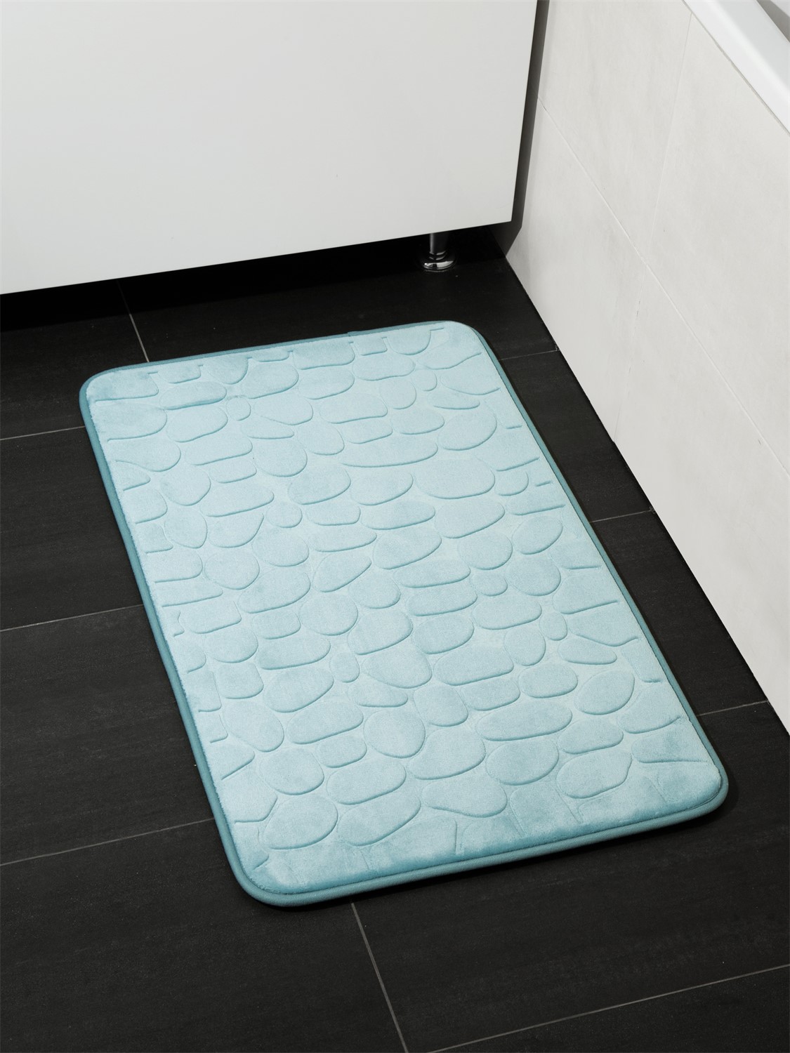 ЕГ Пьетра Коврик для ванной 50х80 см память, серый