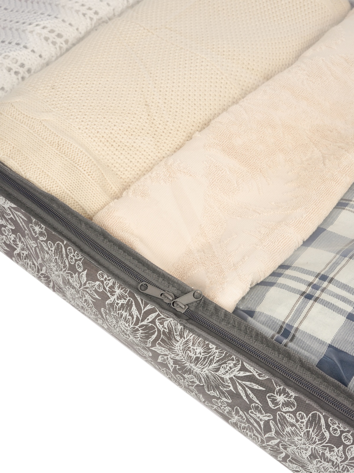 ЕГ Цветок Короб подкроватный 100х50х15 см молния