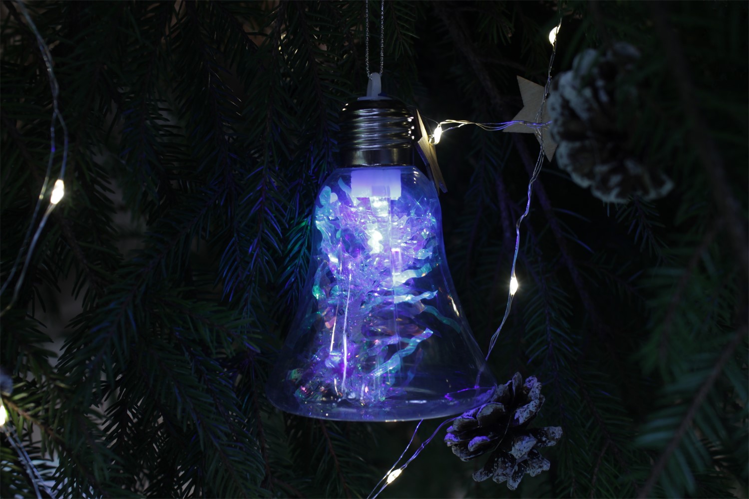 СТАРТ НГ 1Лед Колокол 8х4х12 см мульти -24