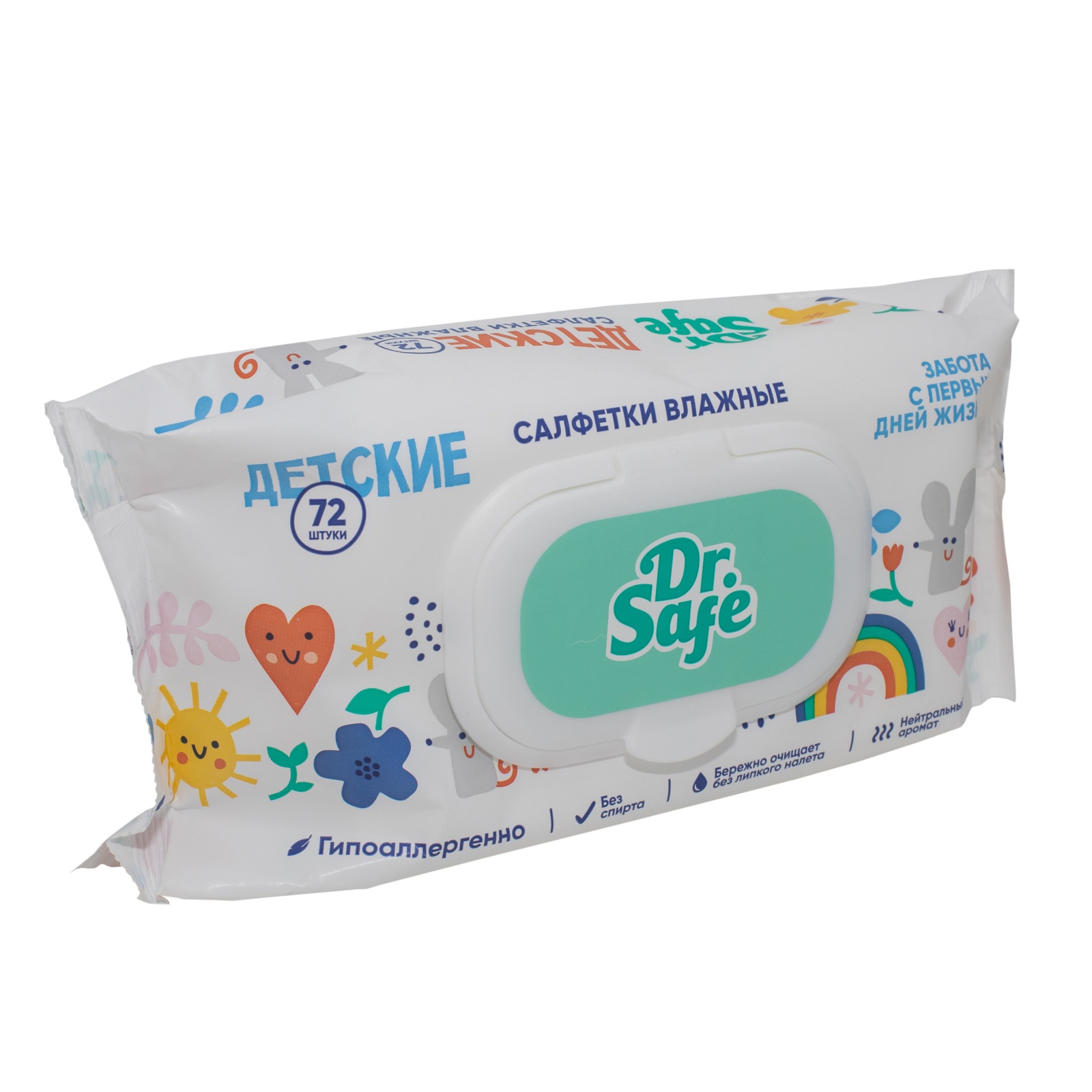 DR.SAFE салфетки детск.72 шт. --20