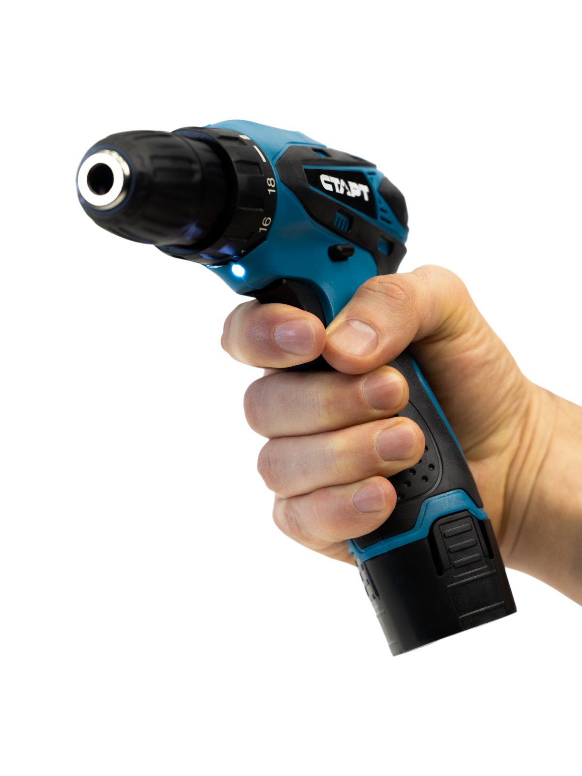 СТАРТ Дрель-шуруповерт аккум.12В 2х2Ah кейс 24 пред