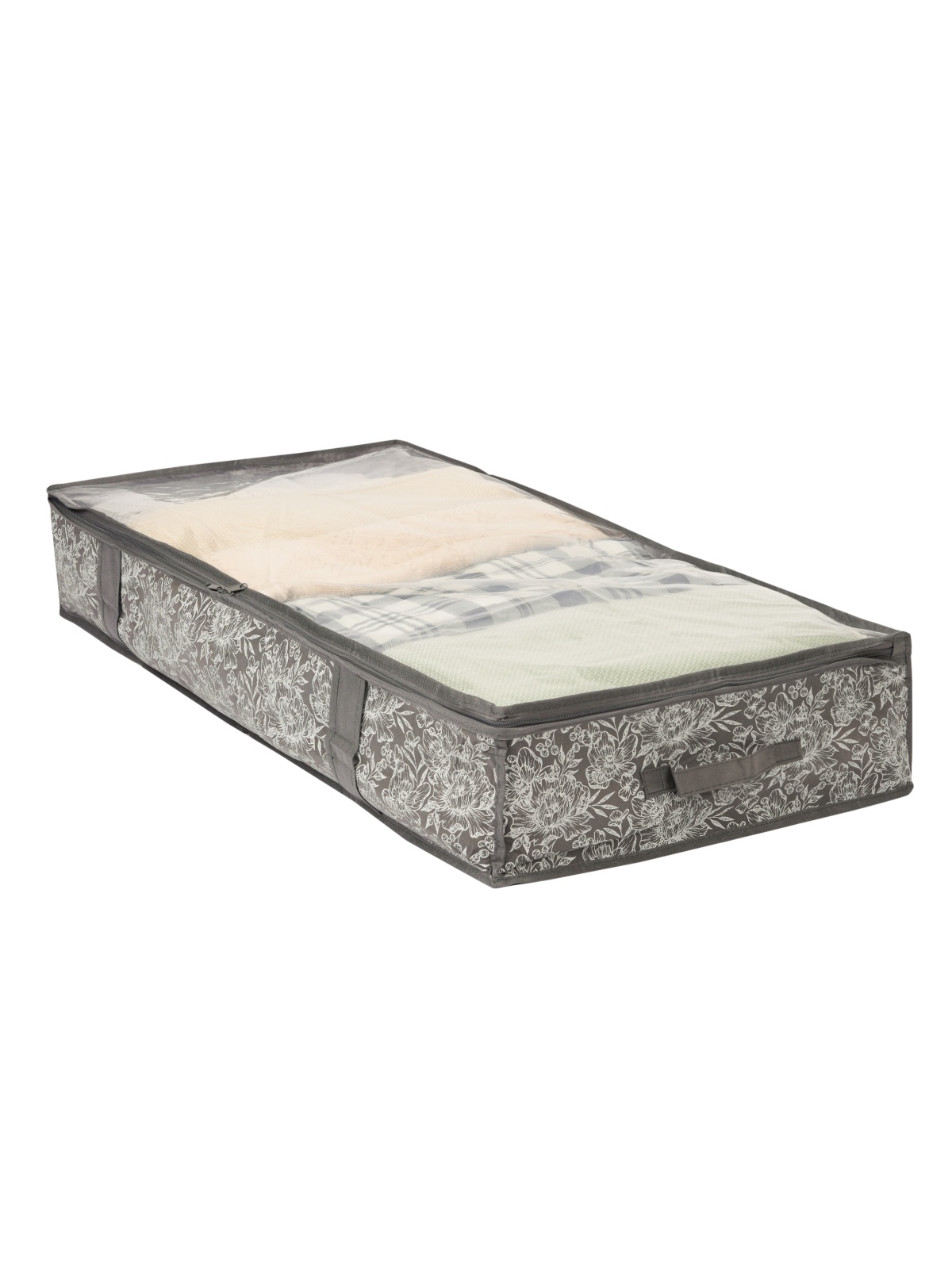 ЕГ Цветок Короб подкроватный 100х50х15 см молния