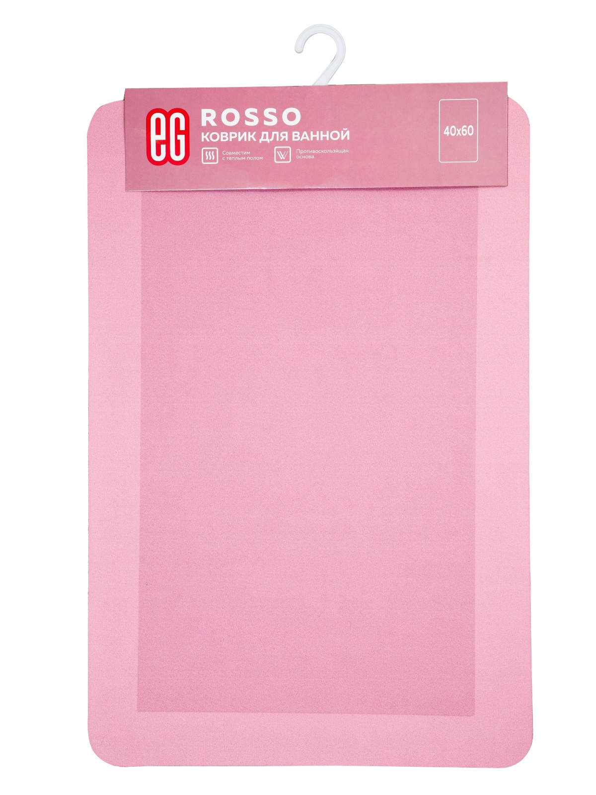 ЕГ Россо Диатомитовый коврик для ванной 40х60 см прям