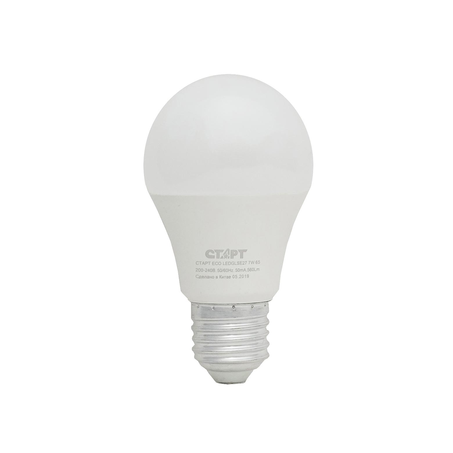 СТАРТ ЭКО Лед Груша E27 7W 65 10/100